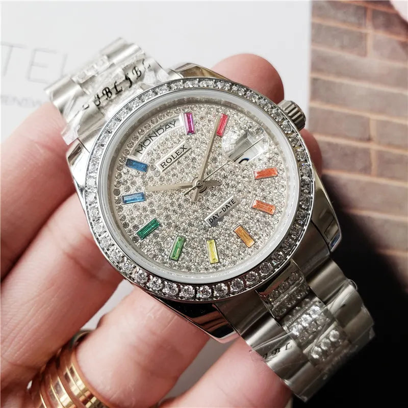 Rolex Rainbow Diamond Day-Date - Hình 3