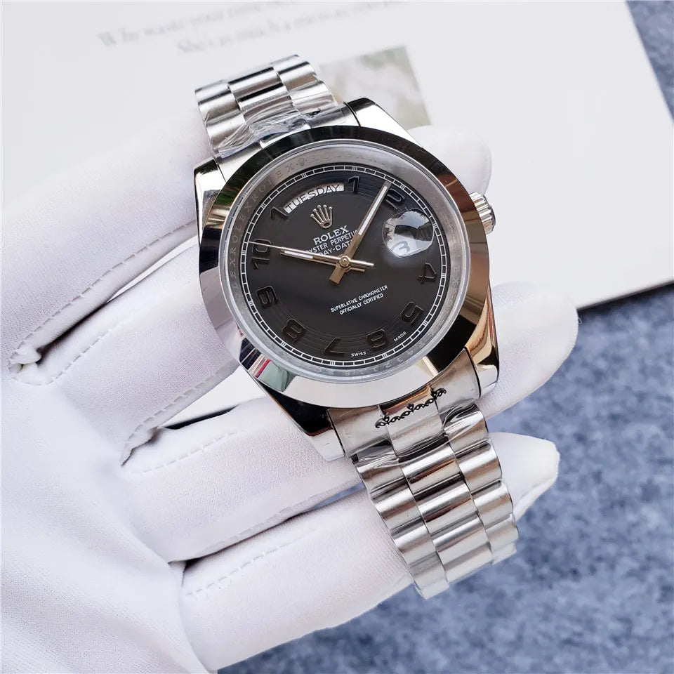 Rolex Anthracite Dial Steel - Hình 8