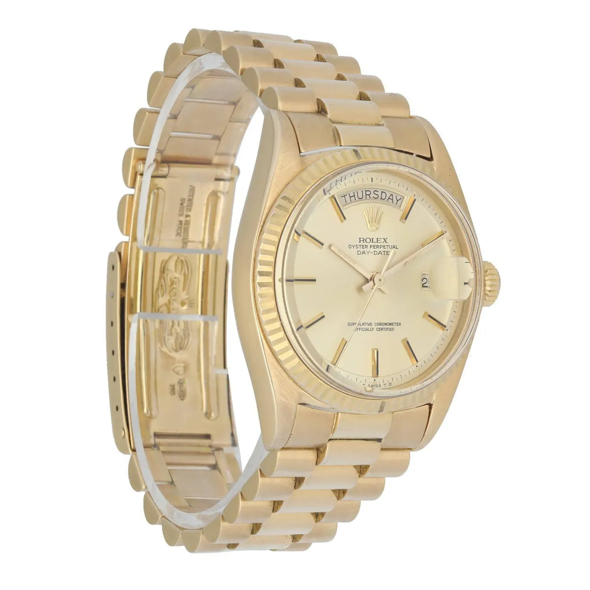 dial Rolex Gold Champagne Day-Date - Hình 3