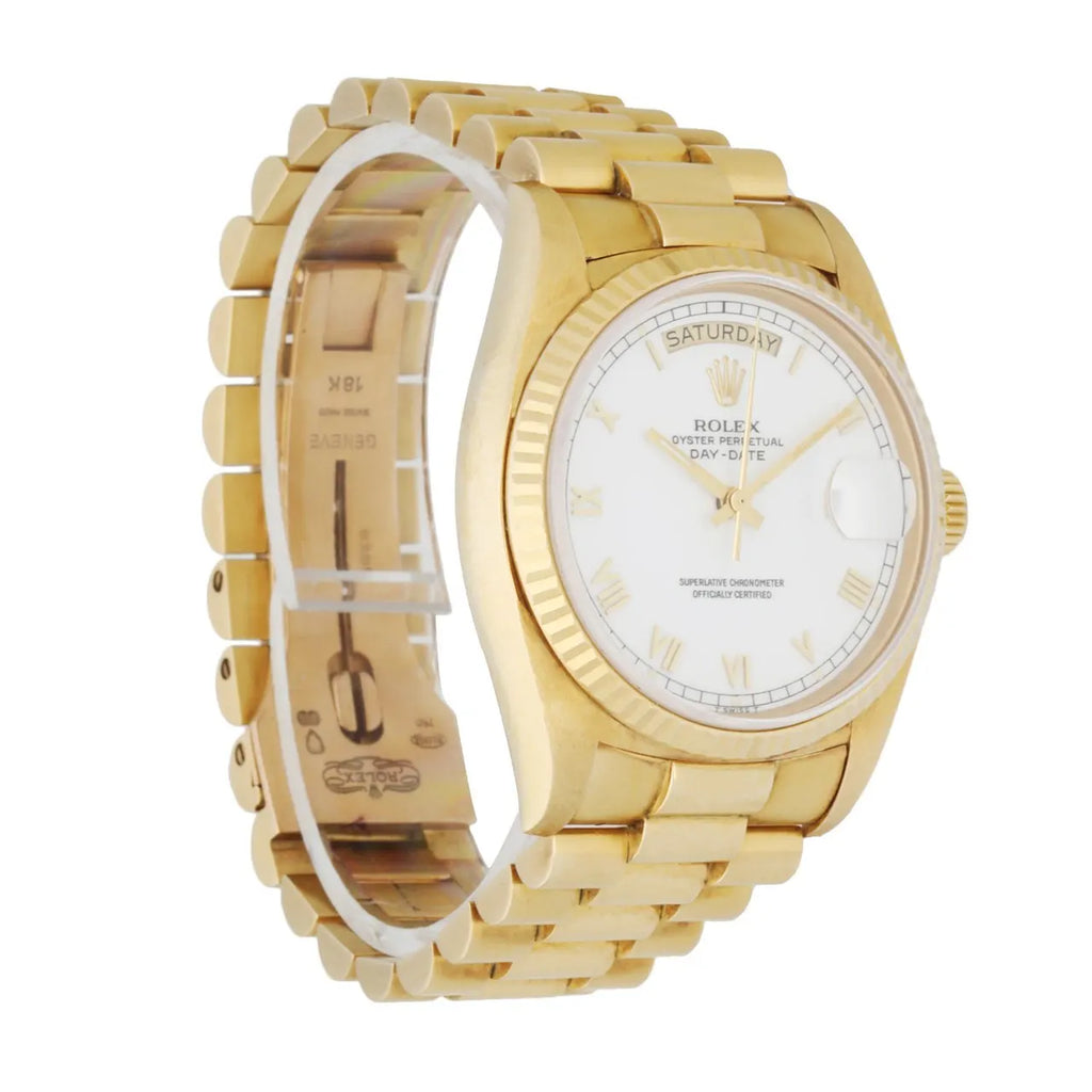 president Rolex Day-Date Gold White Dial - Hình 3
