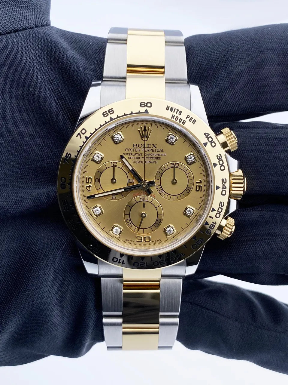 Rolex Daytona Yellow Gold Diamond - Hình 3