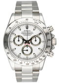 stainless steel Rolex Daytona White Dial