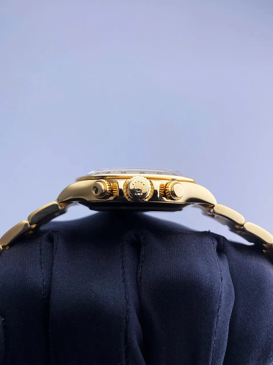Rolex Daytona Gold Diamond black - Hình 3