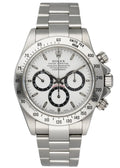 stainless Rolex Daytona White Dial