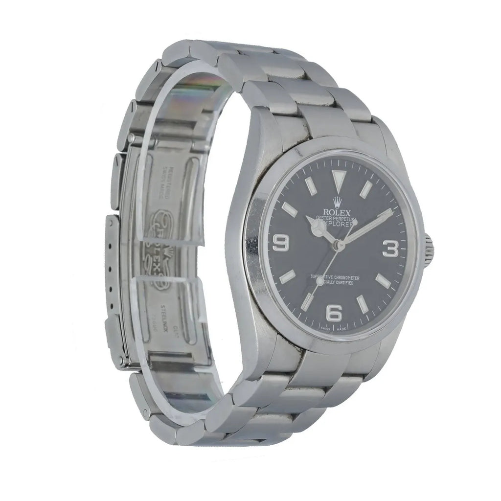 oyster perpetual Rolex Explorer Black Dial Steel - Hình 3