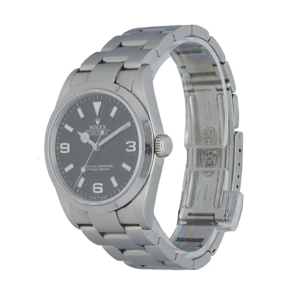 oyster perpetual Rolex Explorer Black Dial Steel - Hình 2