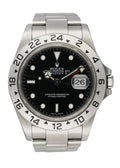 dial stainless Rolex Explorer II Black