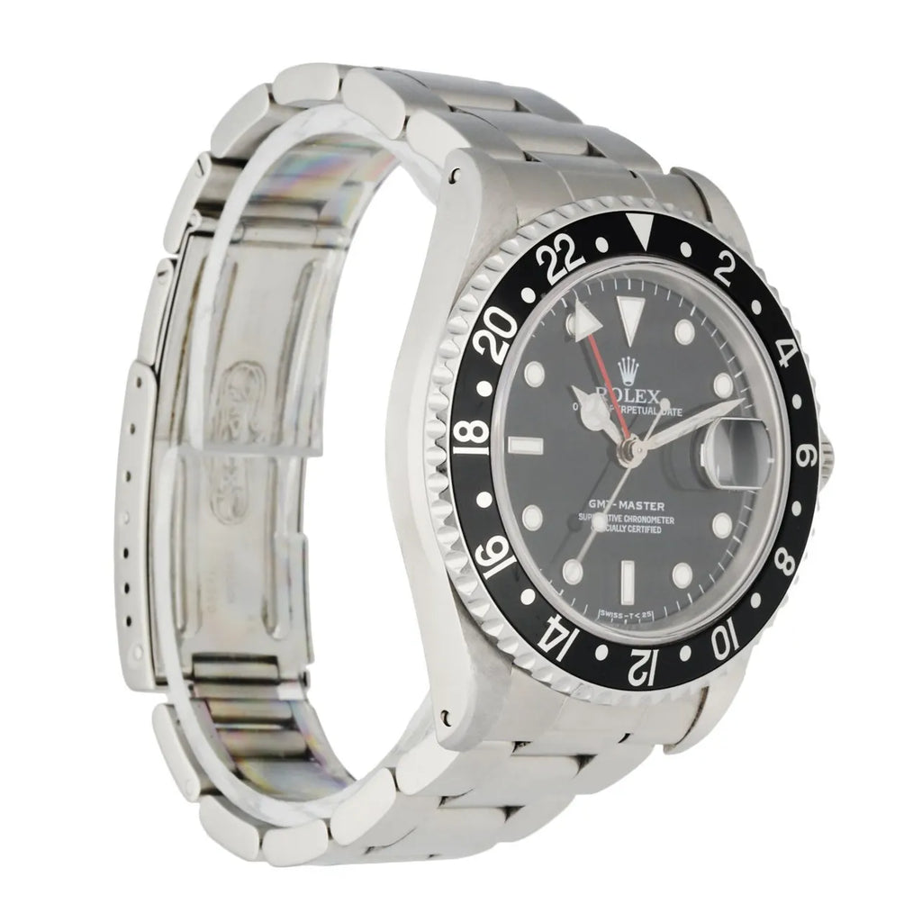 Rolex GMT-Master Black Bezel stainless - Hình 3
