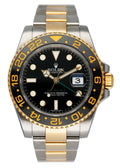 Rolex GMT Yellow Gold Black