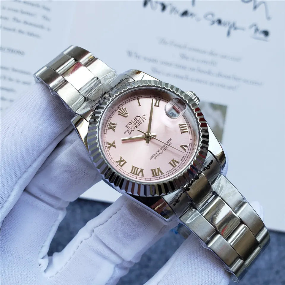 Rolex Datejust Pink Dial - Hình 2