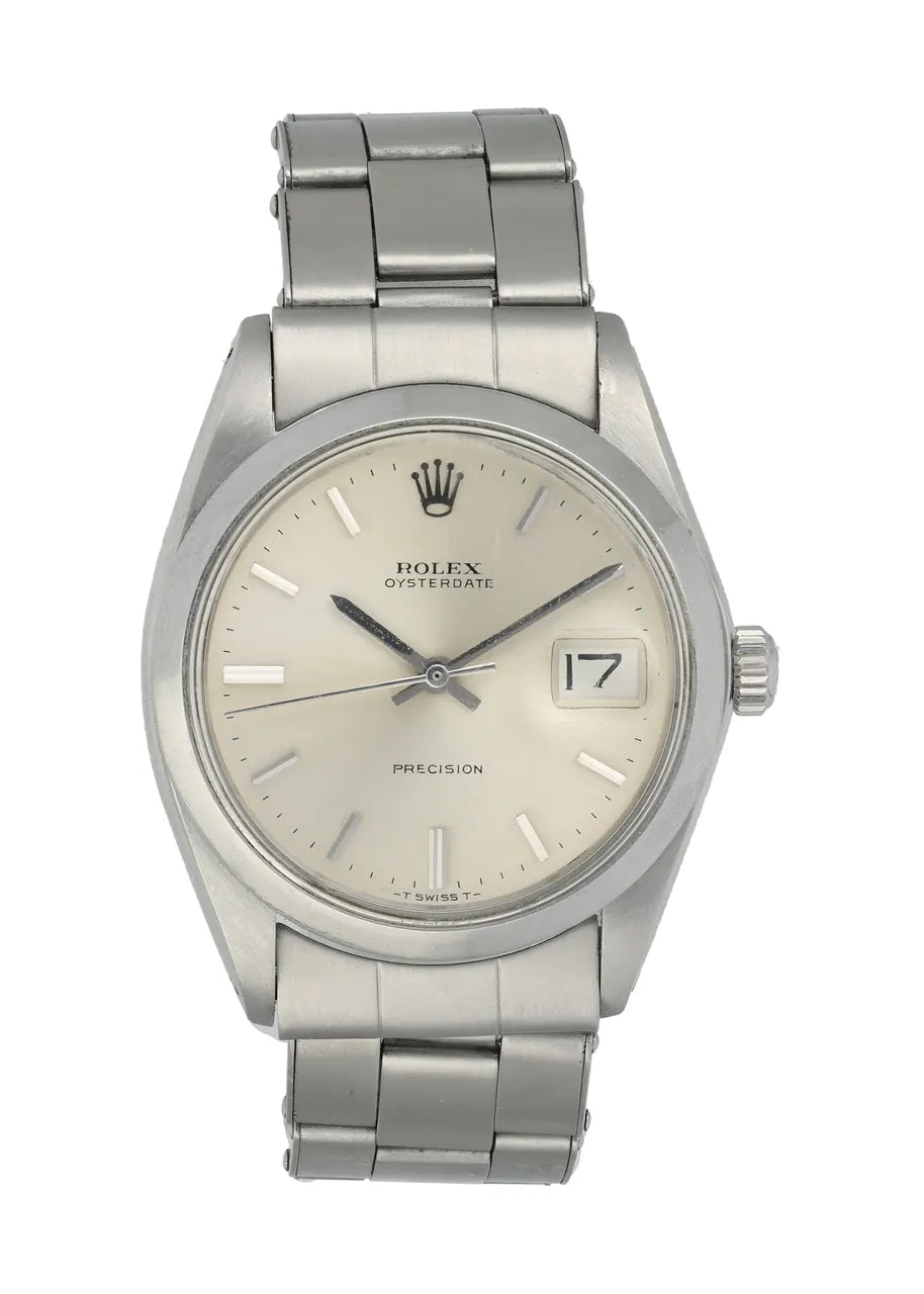Rolex Silver Vintage Watch - Hình 2