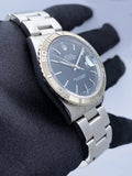 Rolex Steel Bezel Black Dial
