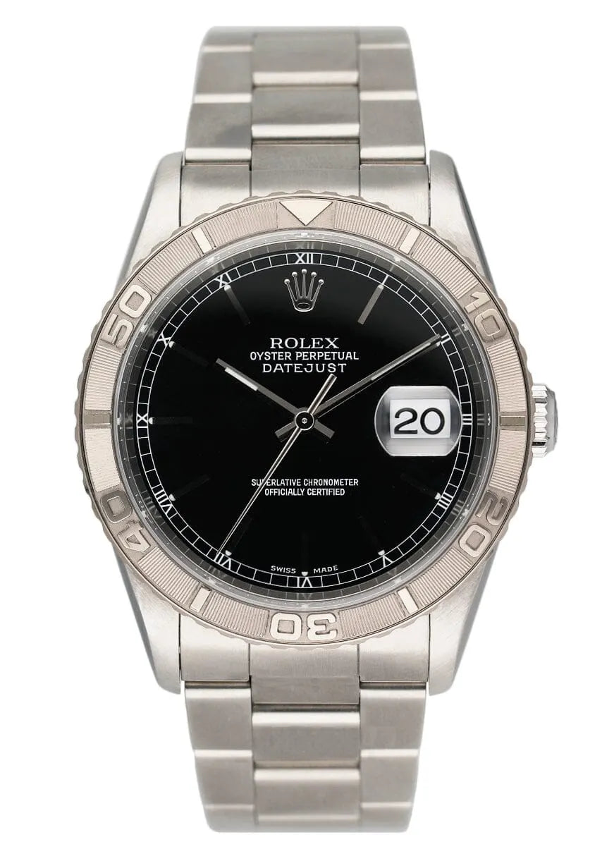 oyster Rolex Datejust Black Dial Steel