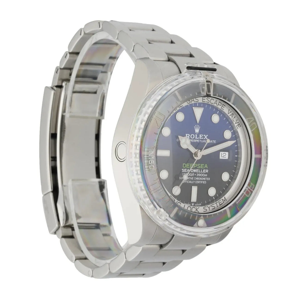 stainless steel Rolex Deepsea Blue Dial - Hình 3
