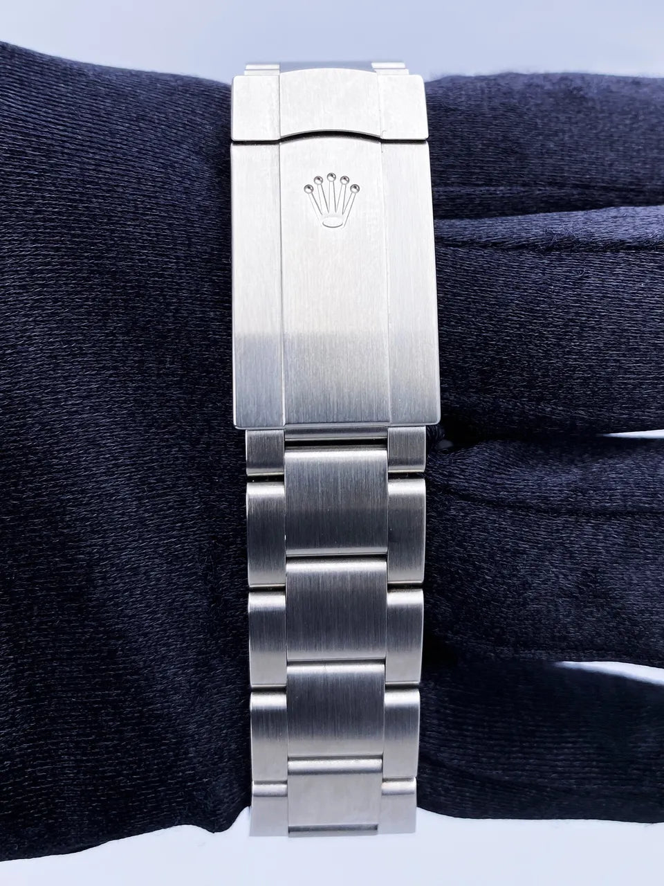 stainless Rolex Oyster Perpetual Blue - Hình 8