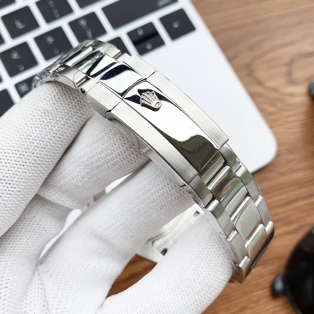 Rolex Oyster Perpetual Silver stainless - Hình 2