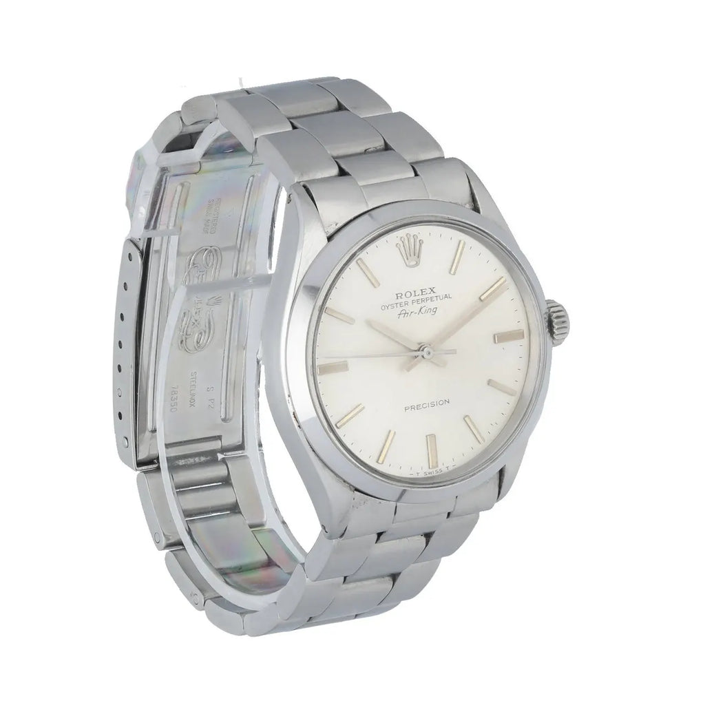 Rolex Air-King Silver Dial stainless steel - Hình 3