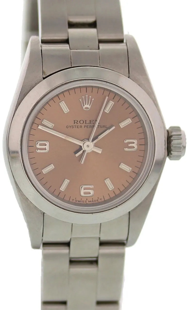 Rolex Oyster Perpetual Salmon - Hình 2
