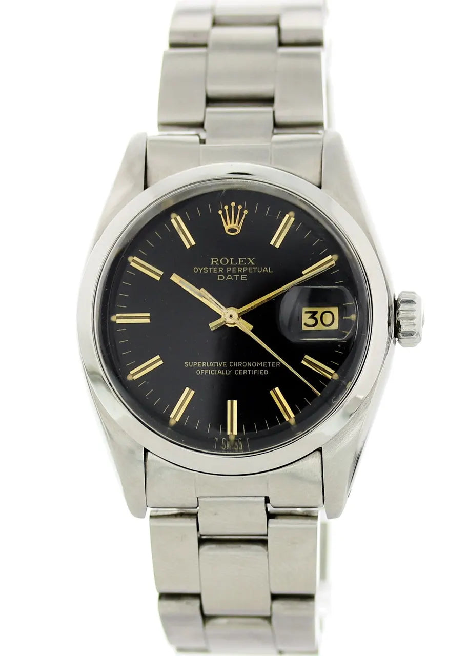 Rolex Oyster Perpetual Date Black Dial - Hình 2
