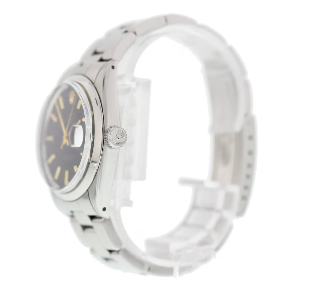 oyster Rolex Black Dial Steel - Hình 6