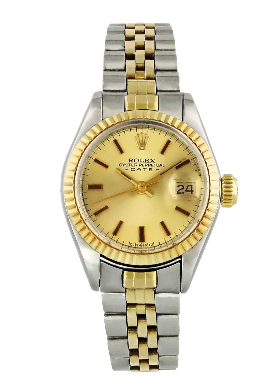 Rolex Two-Tone Gold Champagne Dial - Hình 3