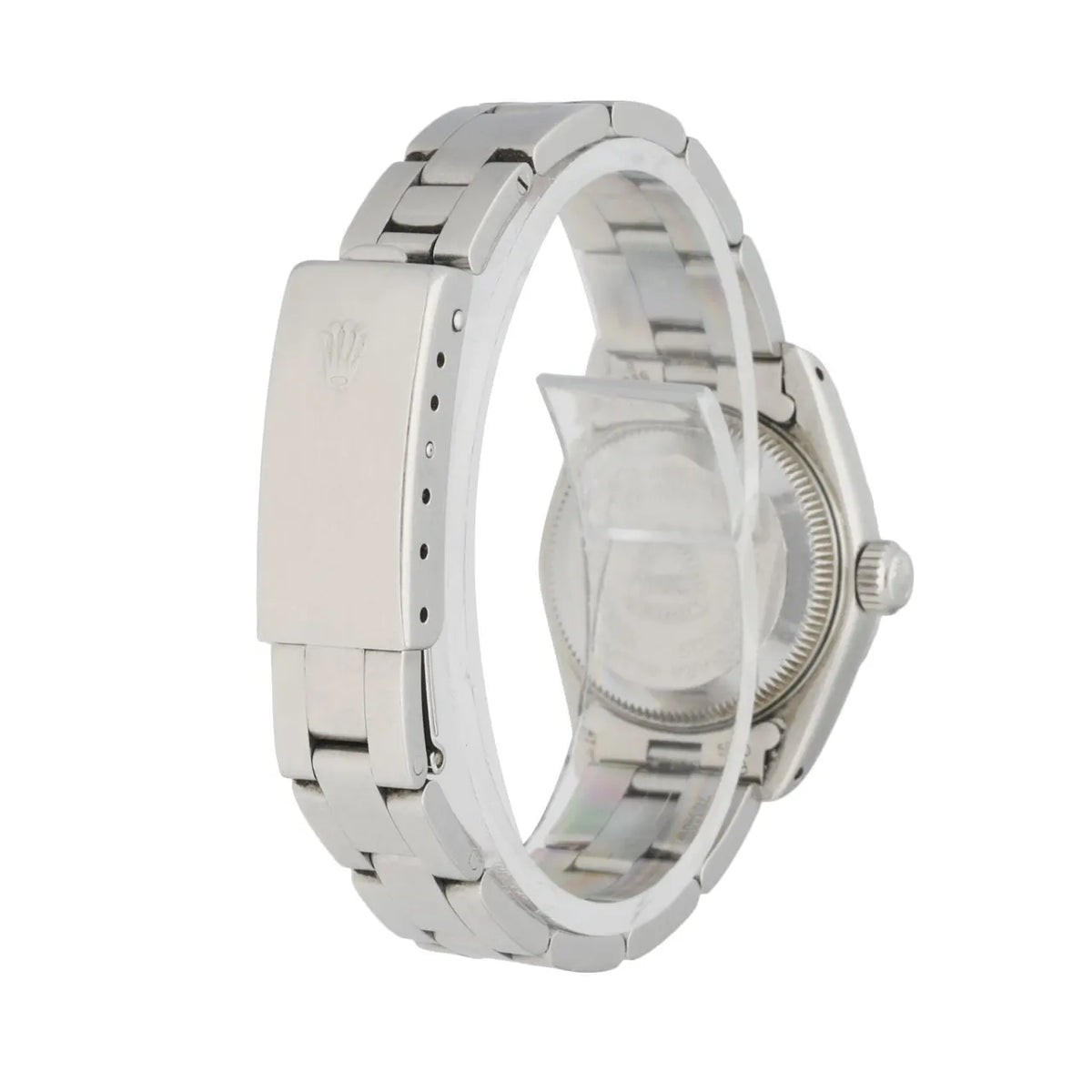 stainless Rolex Oyster Perpetual Date Silver - Hình 4