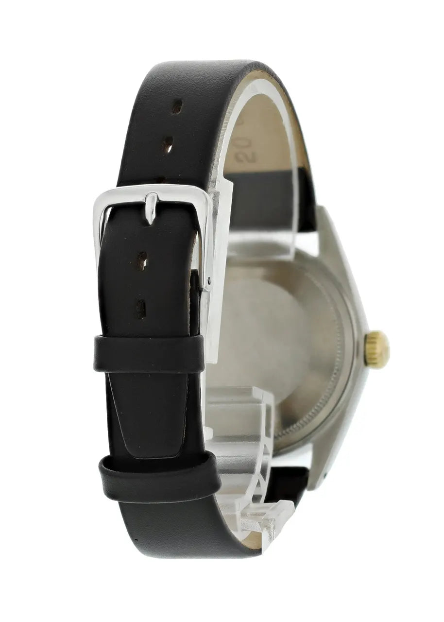 Rolex Gold Bezel Leather - Hình 9