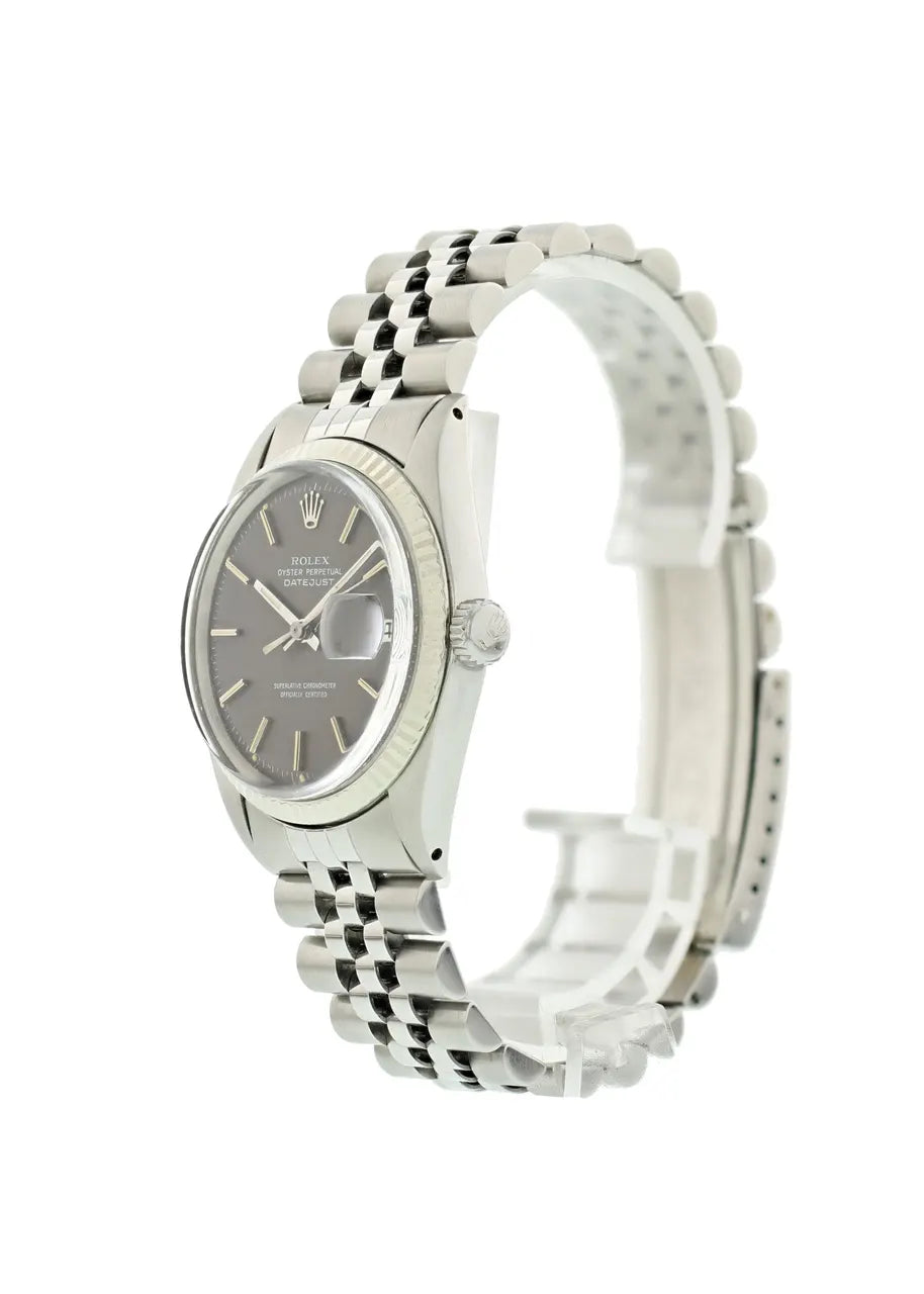stainless steel Rolex Datejust Gray Dial - Hình 2