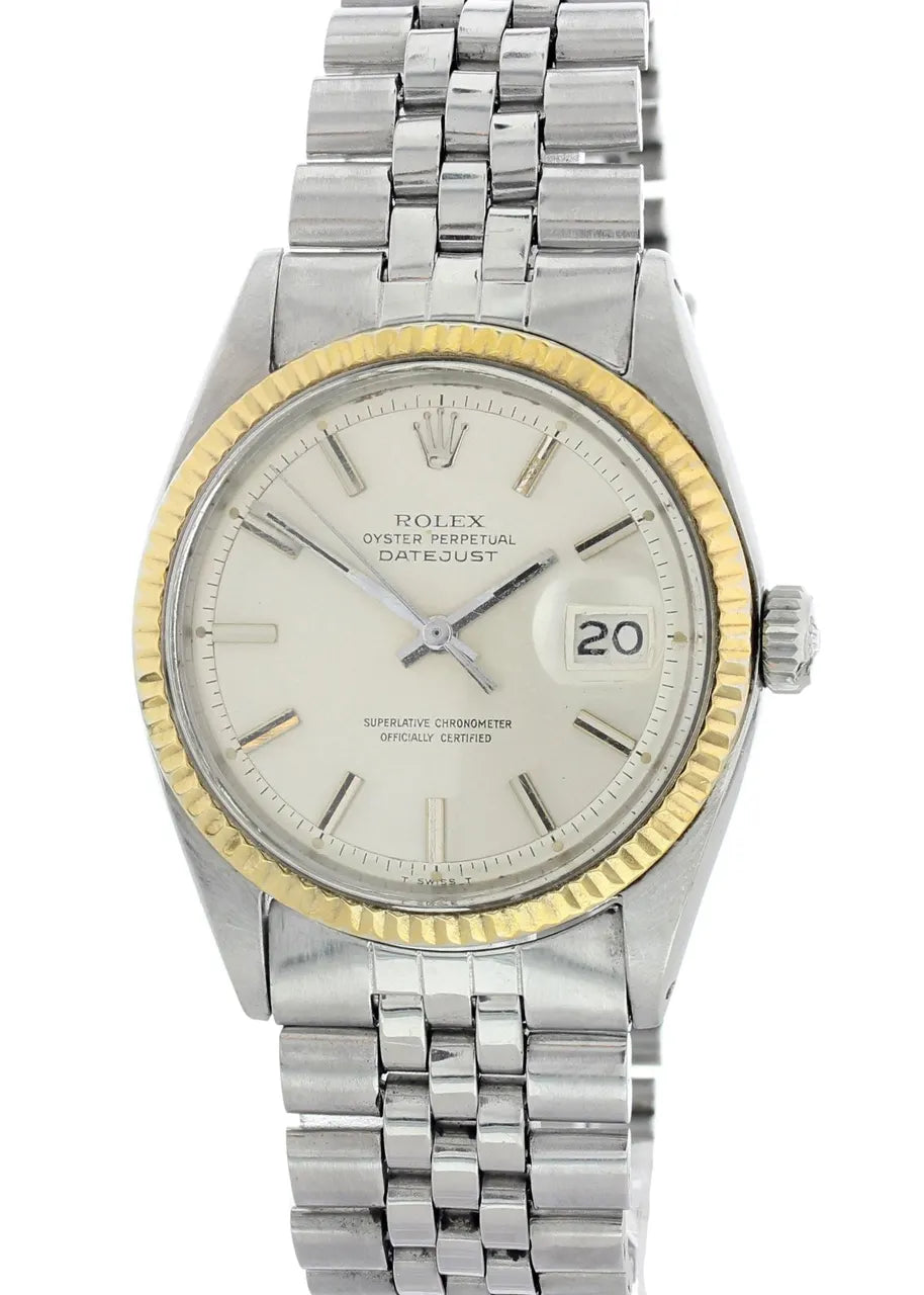 Rolex Datejust Two-Tone Jubilee silver