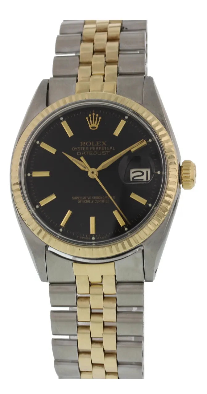 Rolex Datejust Black Dial Two - Hình 3