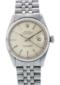 Rolex Datejust Silver Linen Dial stainless