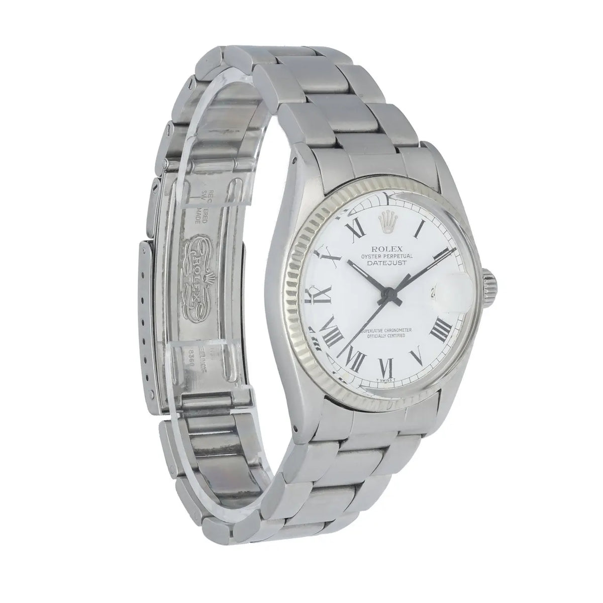 Rolex Datejust White Roman Dial stainless - Hình 2