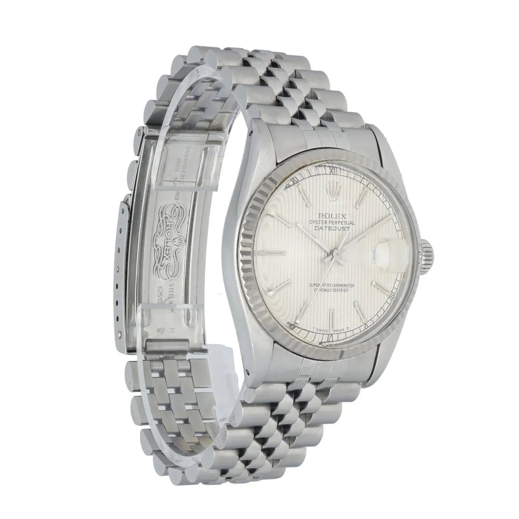 stainless steel Rolex Datejust Silver Dial - Hình 3