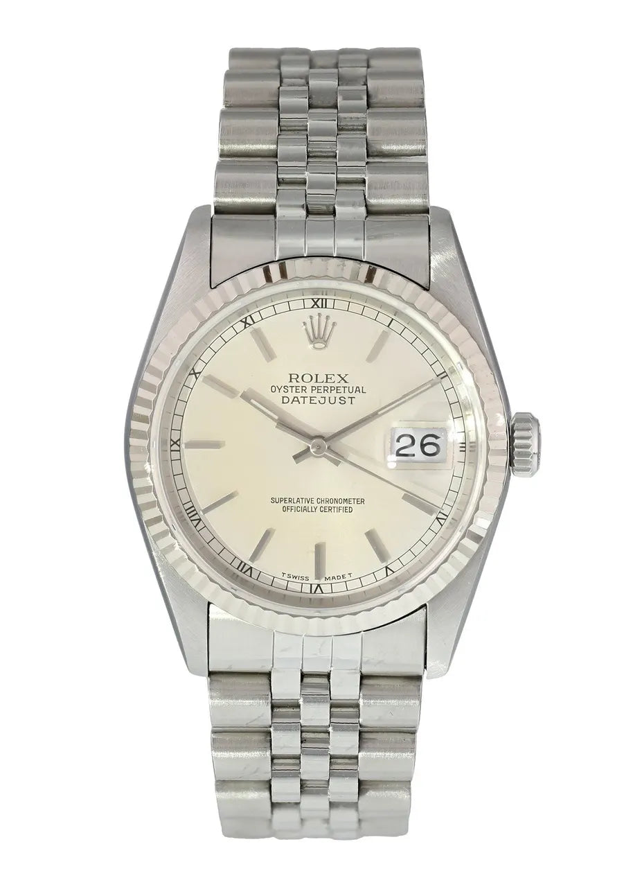 Rolex Silver Jubilee Dial datejust stainless - Hình 2