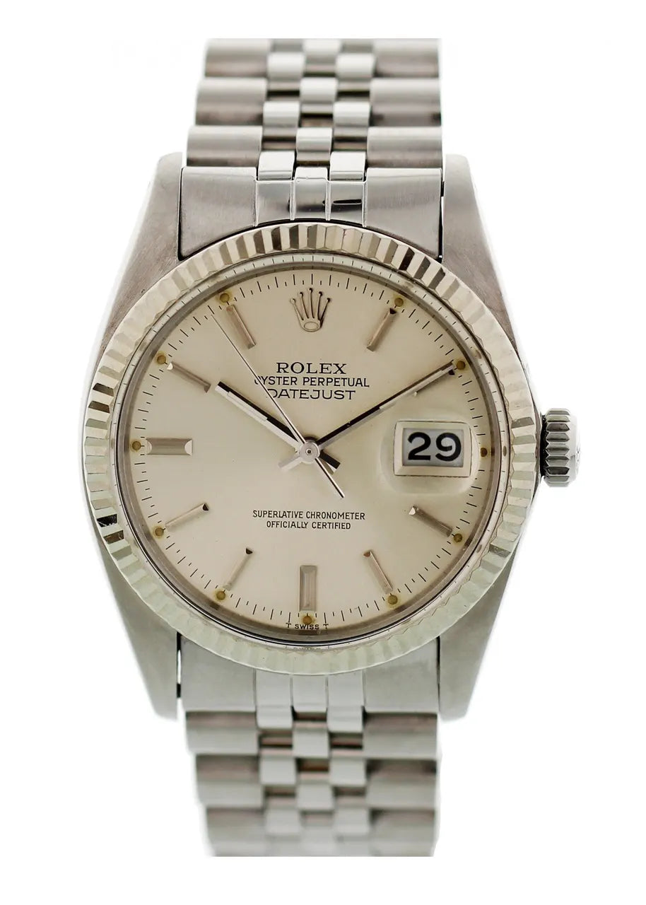 stainless Rolex Datejust Champagne Dial - Hình 2