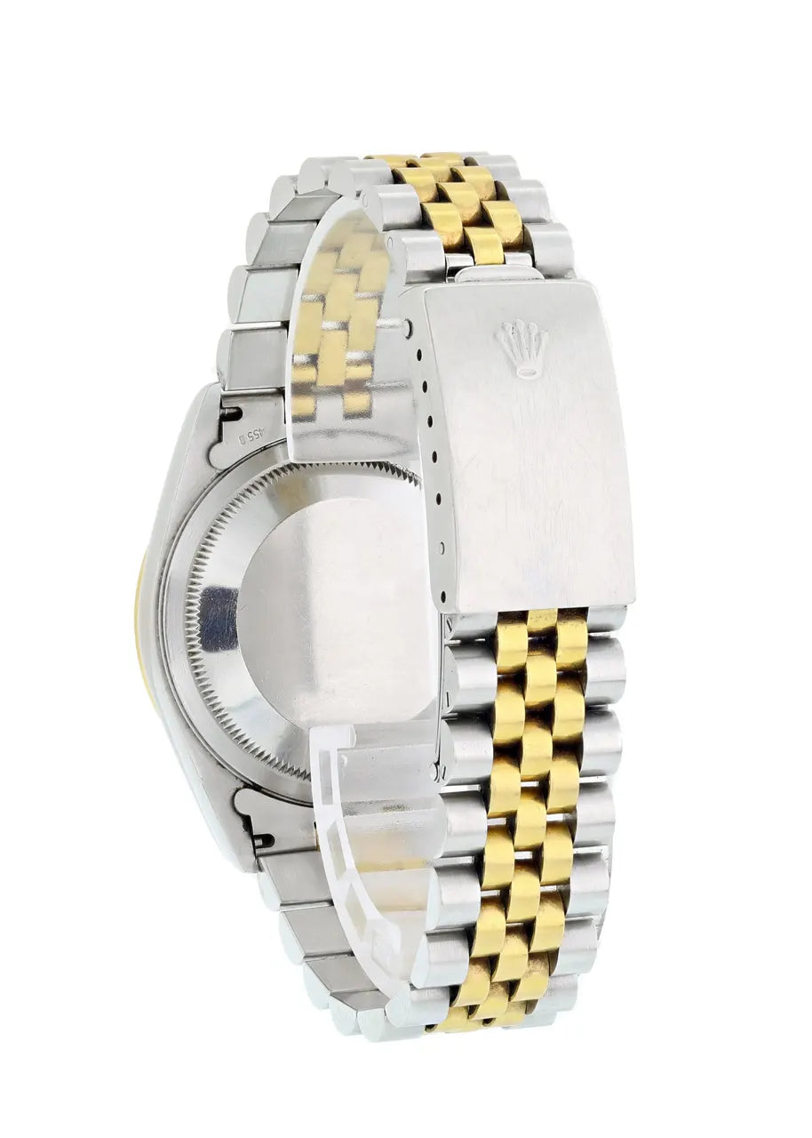 two Rolex Datejust Gold Champagne Dial - Hình 4
