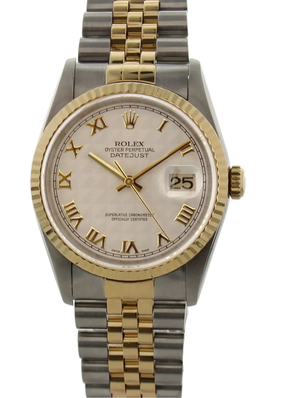 two Rolex Datejust Silver Roman - Hình 2