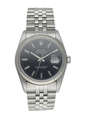 stainless Rolex Black Dial Datejust – Rolex Datejust Black Dial