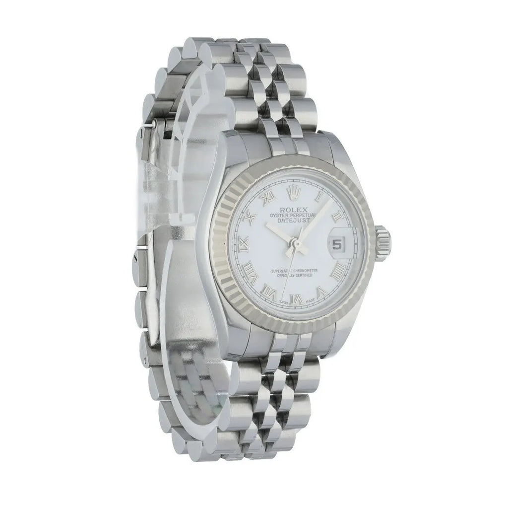 dial steel Rolex Datejust Silver Jubilee - Hình 2