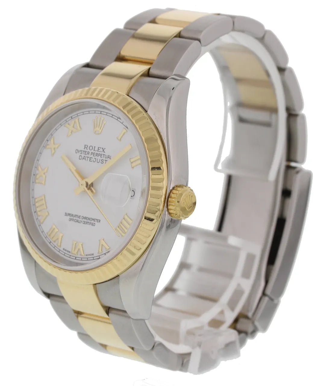 gold Rolex Datejust Two-Tone - Hình 2
