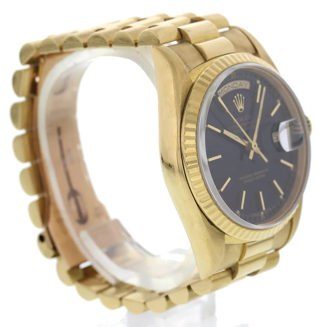 Rolex Day-Date Gold Black - Hình 2