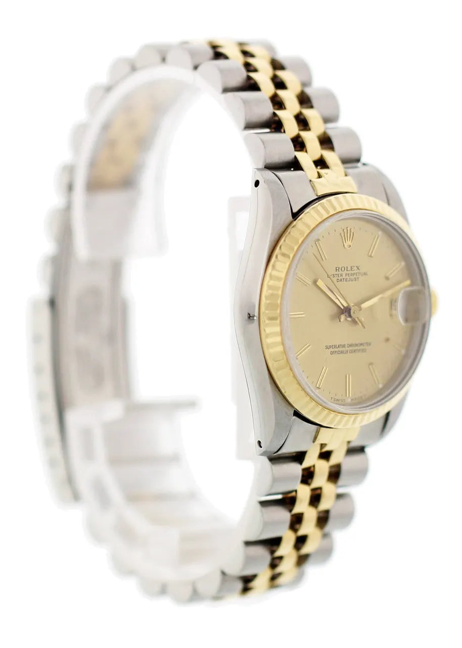 Rolex Datejust Champagne Dial gold - Hình 4