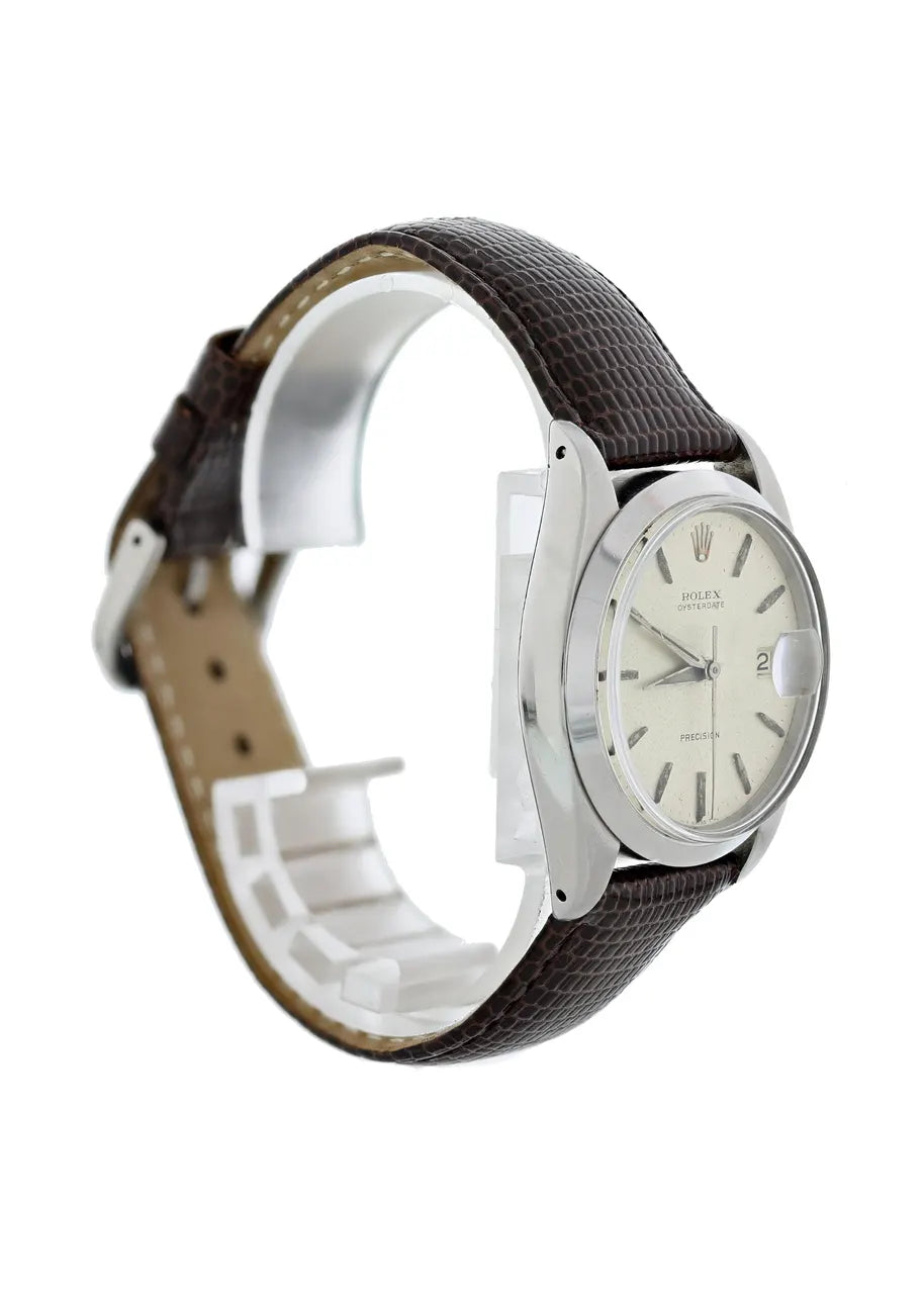 Rolex Oysterdate Brown Leather - Hình 5