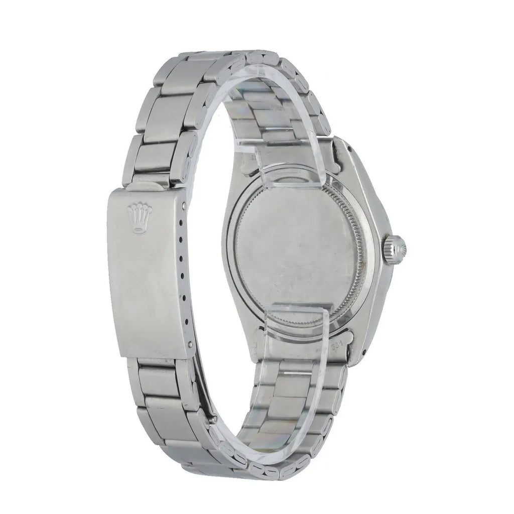 stainless Rolex Oysterdate Silver Dial - Hình 4