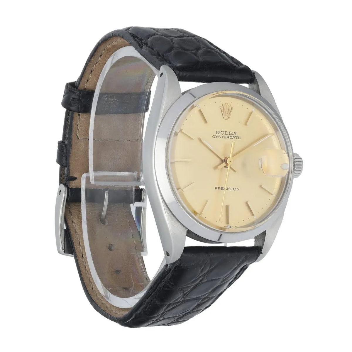 Rolex Oysterdate Gold Dial - Hình 3