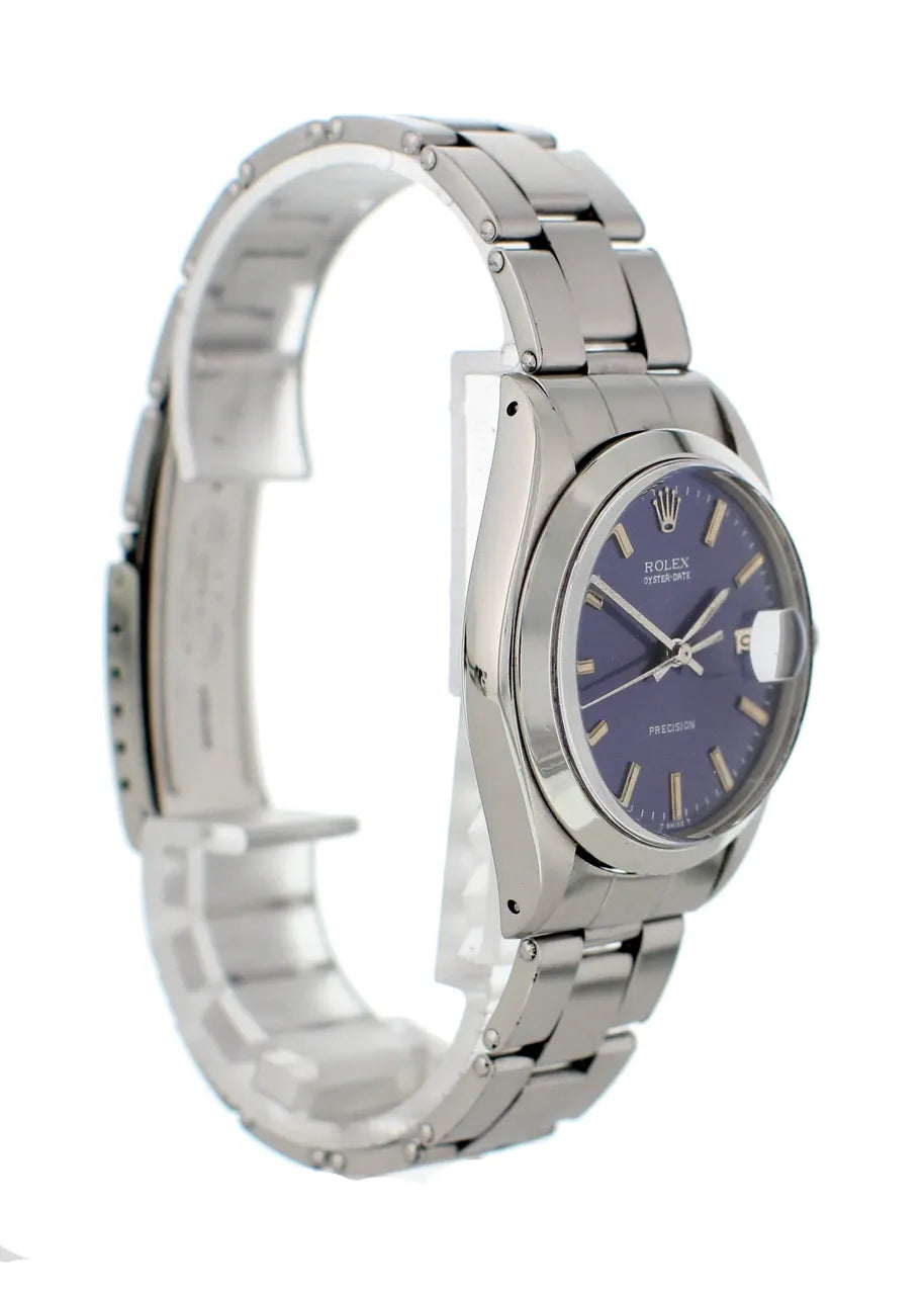 oyster Rolex Blue Dial Precision - Hình 4