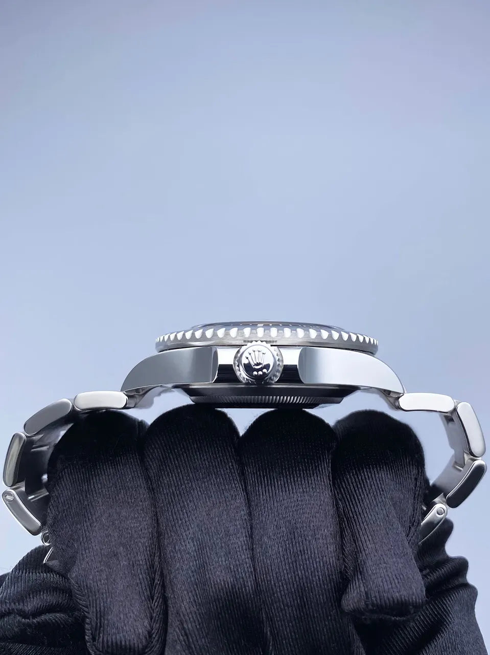 stainless Rolex Sea-Dweller Black Dial - Hình 3