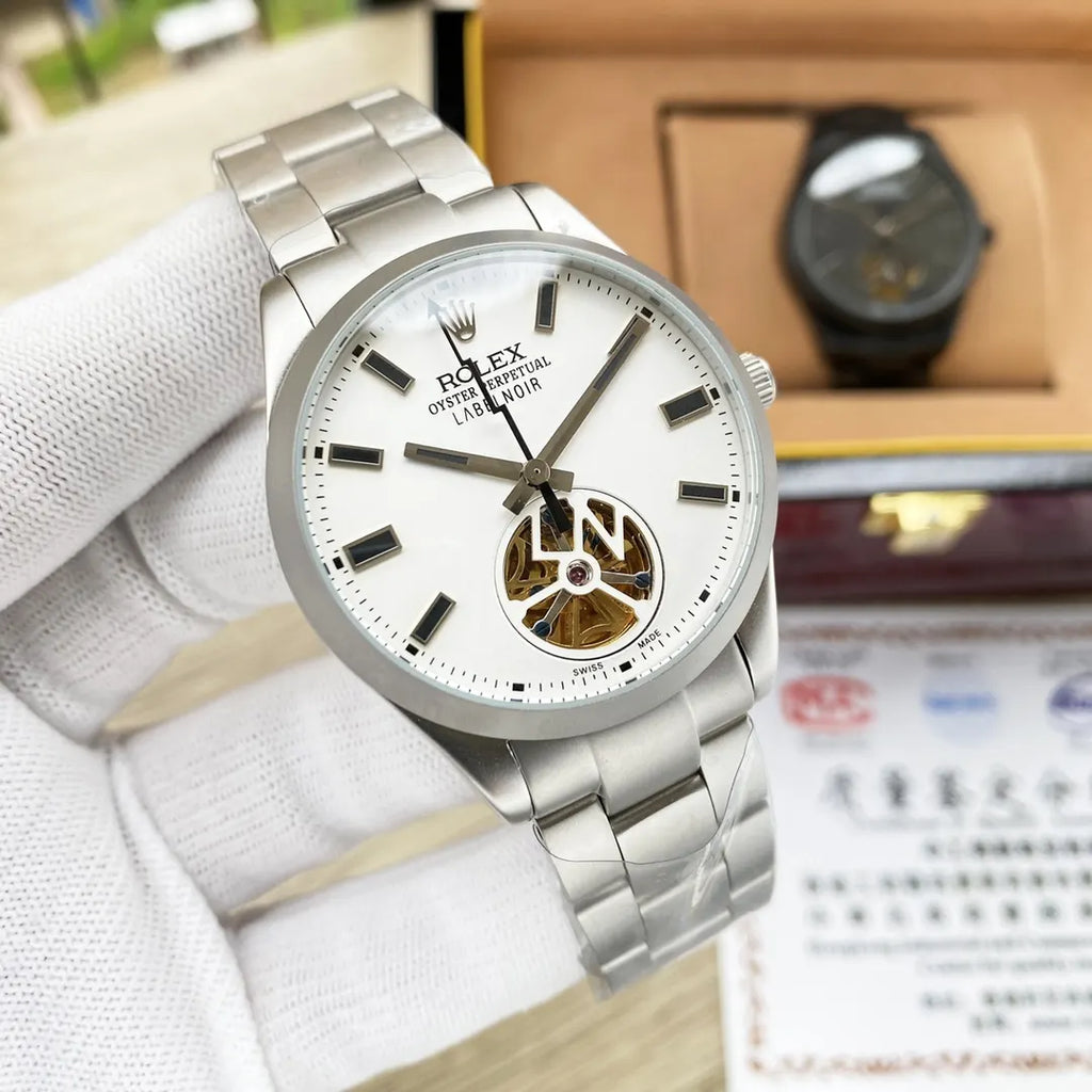 Rolex White Dial Steel - Hình 5