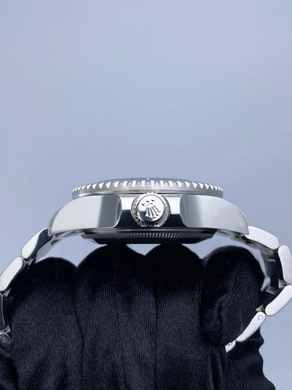 stainless Rolex Deepsea Black Dial - Hình 4