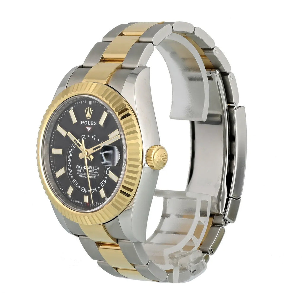 Rolex Two-Tone Sky-Dweller Black - Hình 4